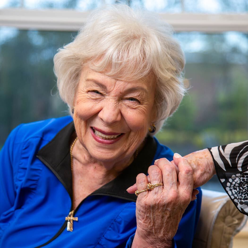 Residents enjoying time together at Scholl Canyon Estates